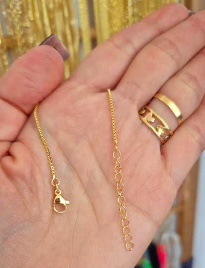 Cadena veneciana con extensión