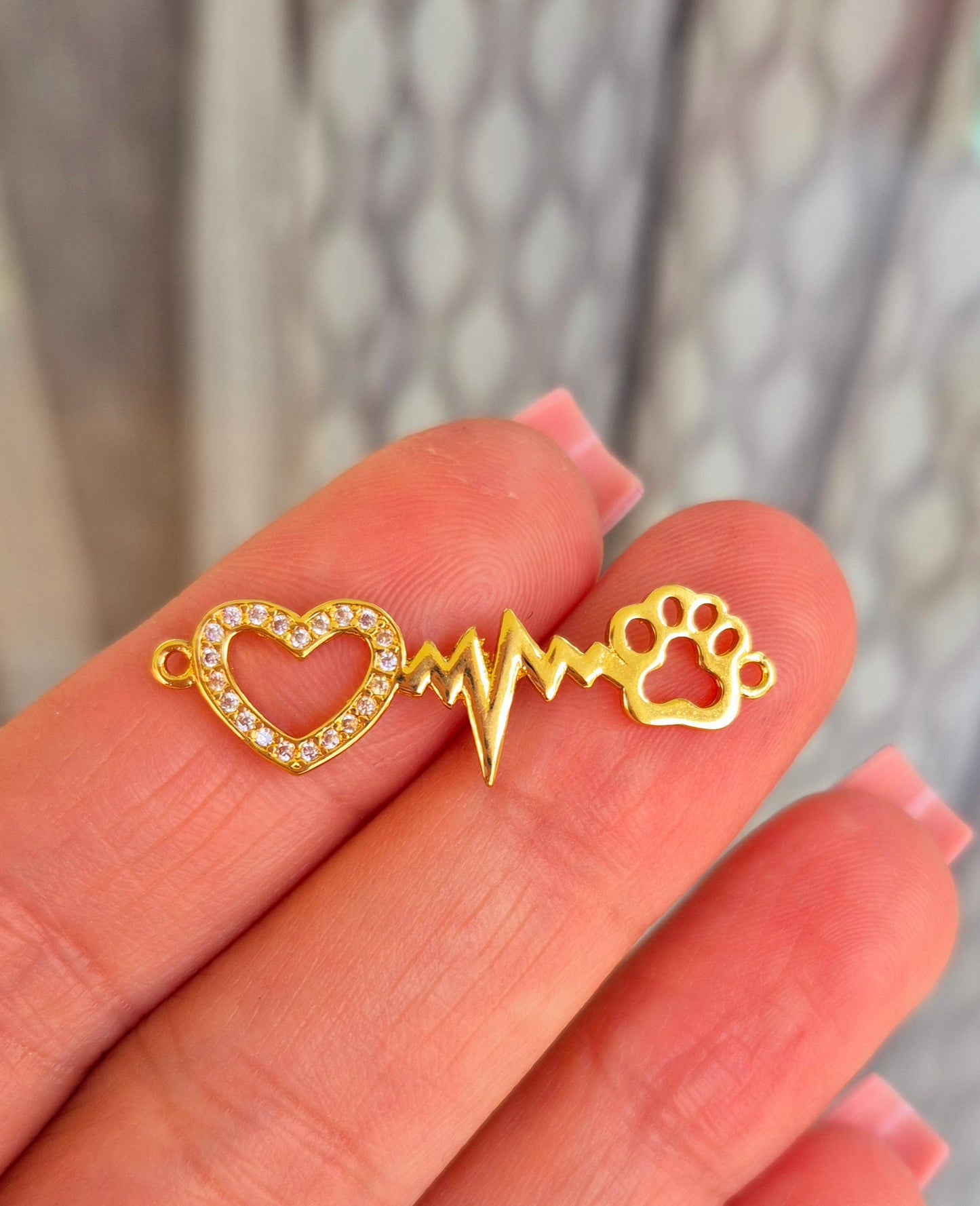 Huellita corazón conector