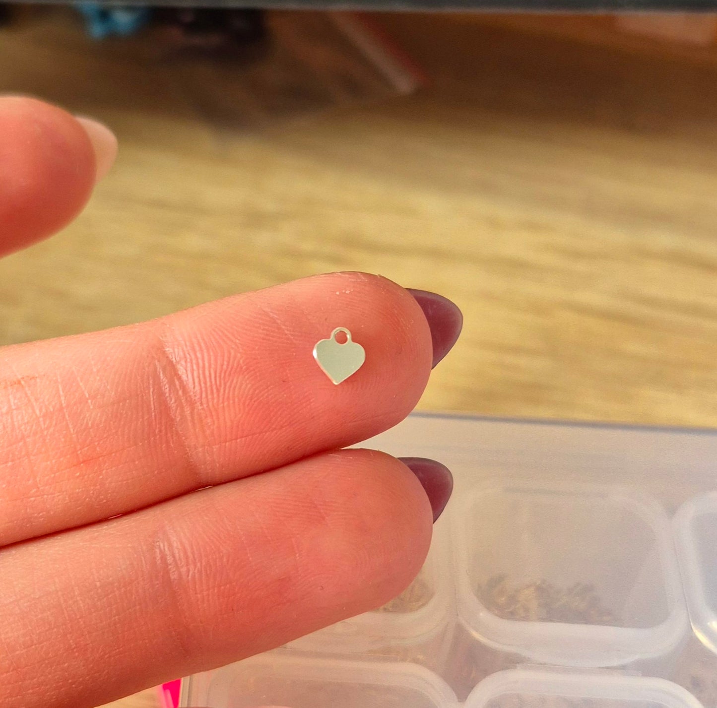 Corazoncito baño de plata