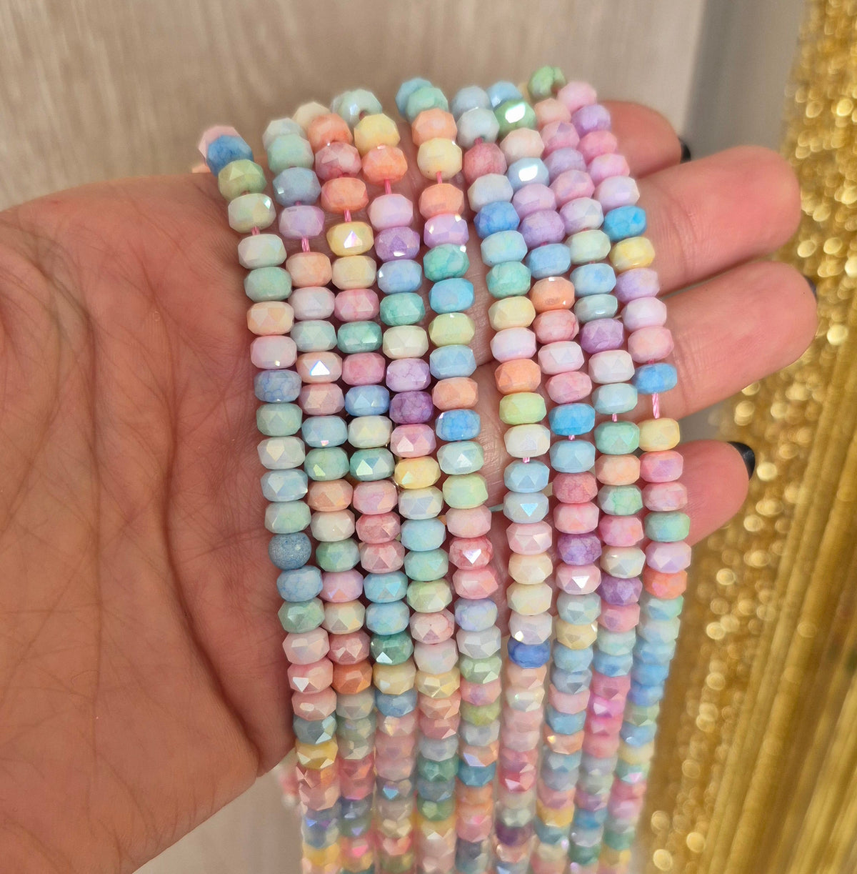 Cristal facetado donitas surtido pastel