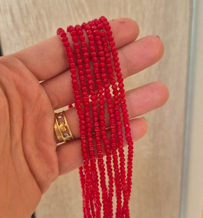 Cristal 3mm rojo