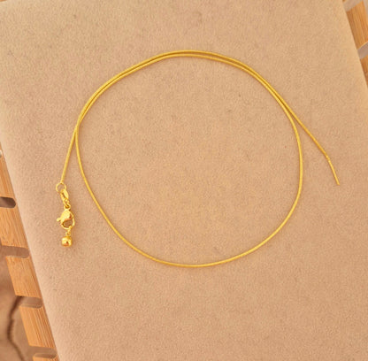Cadena aguja mini cordón serpiente