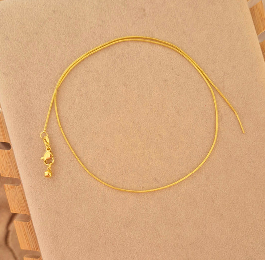 Cadena aguja mini cordón serpiente