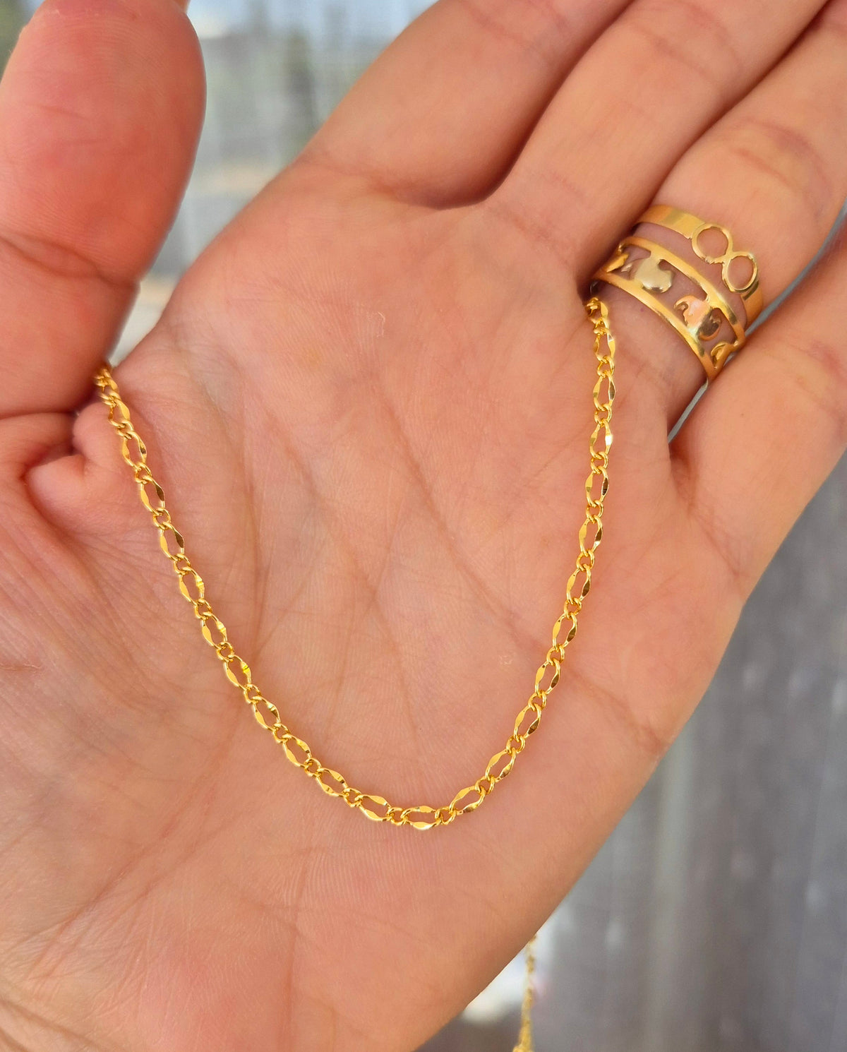 Cadena cartier alargada
