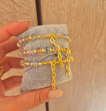 Pulsera Aurora Perlada