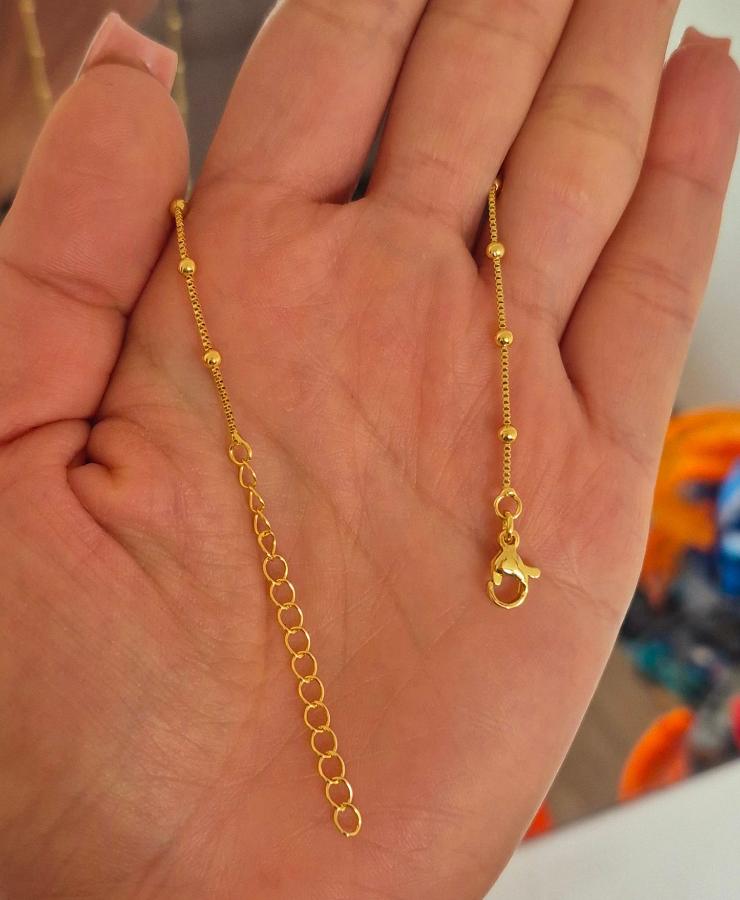 Cadena veneciana y balines