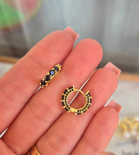 Huggies cristales negros