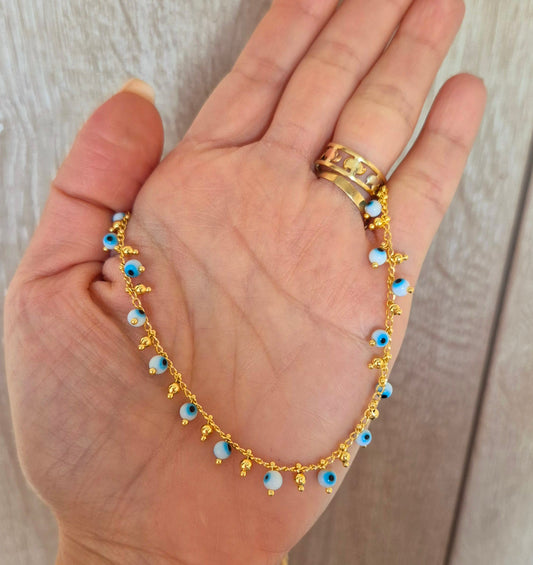 Cadena ojitos y balines